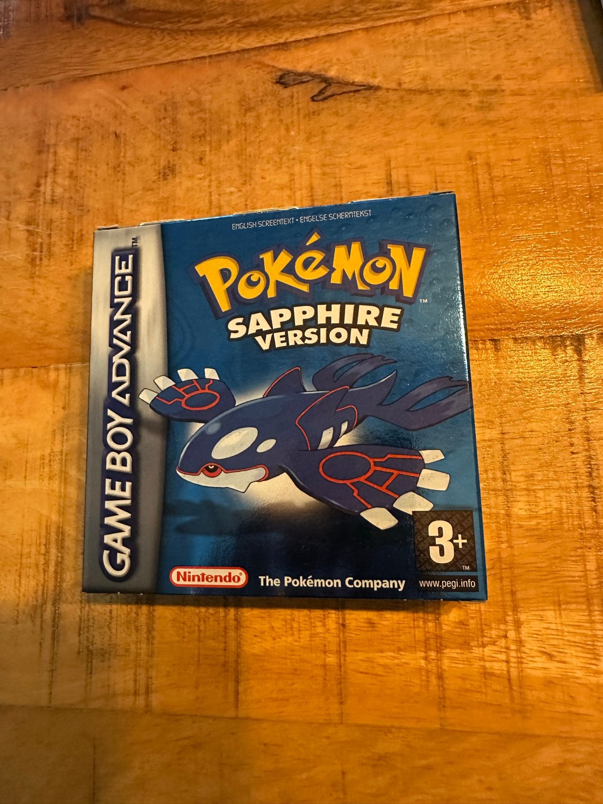 Pokémon Sapphire Version Game Boy Advance (GBA) compleet, Spelcomputers en Games, Ophalen, 1 speler, Zo goed als nieuw, Role Playing Game (Rpg)