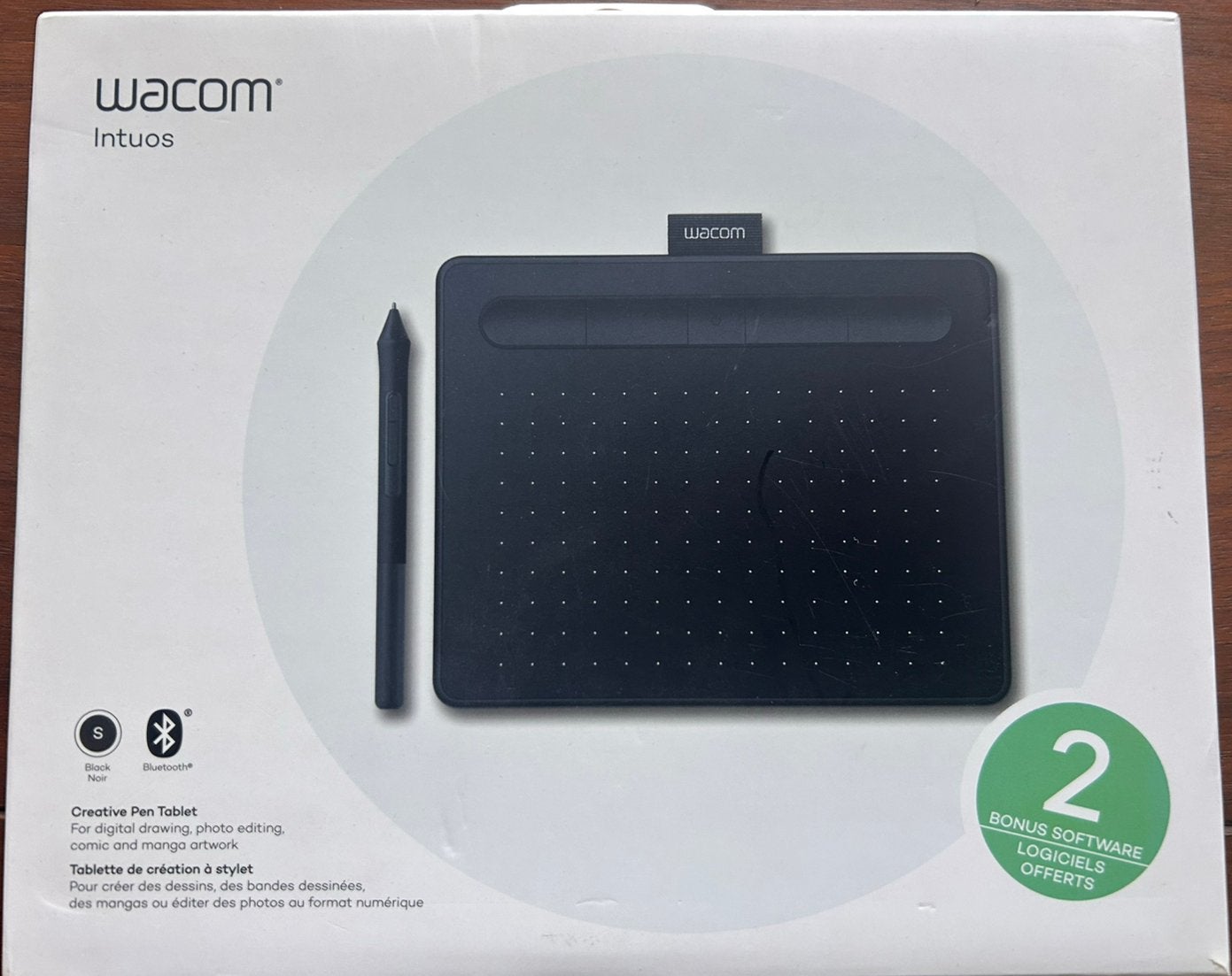 Wacom Intuos S - Bluetooth- Zwart, Ophalen of Verzenden, Zo goed als nieuw, Draadloos
