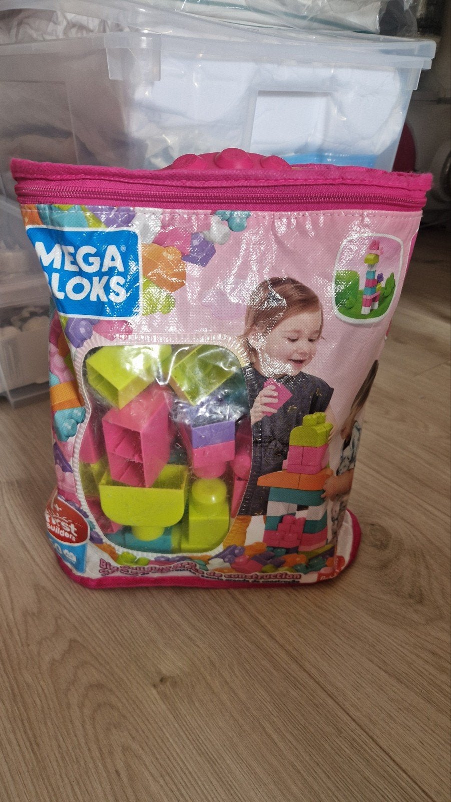 Mega Bloks roze, in zeer nette staat, Kinderen en Baby's, Speelgoed | Bouwstenen, Ophalen, Megabloks