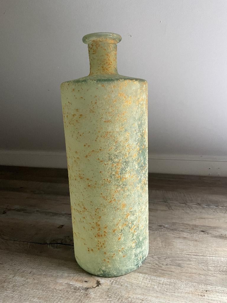 Decoratievaas hoog Mica, Overige kleuren, Ophalen of Verzenden, Minder dan 50 cm, Glas