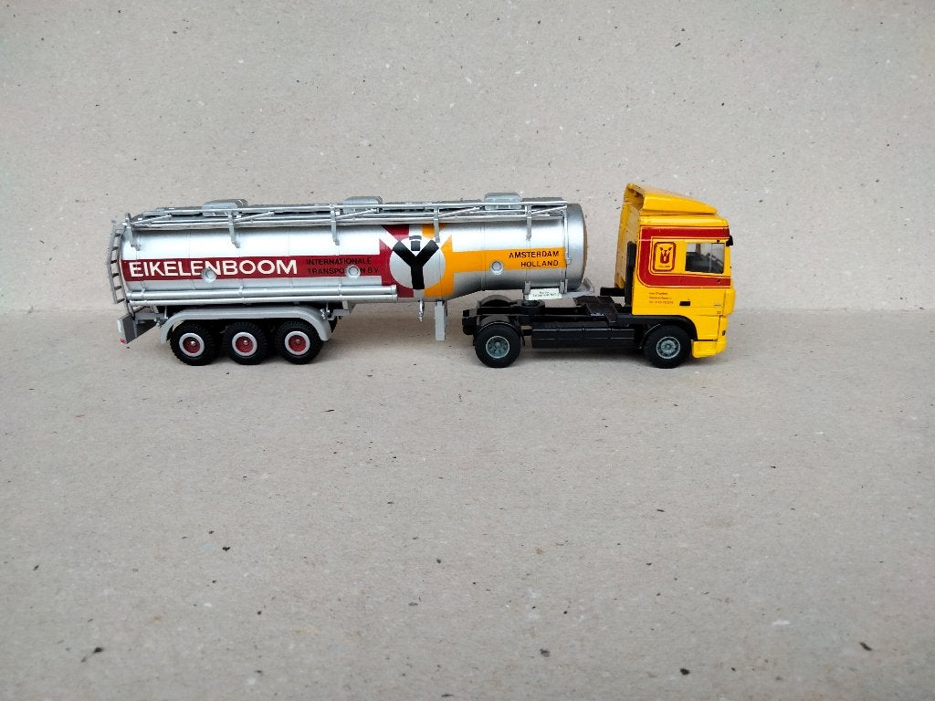 lion toys = daf 95 xf  1/50, Ophalen of Verzenden, Gebruikt, Bus of Vrachtwagen, Lion Toys