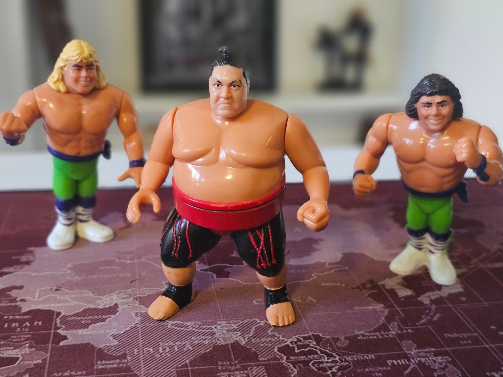 Vintage WWF Worstelaars Figuren (3 stuks), Ophalen of Verzenden, Gebruikt