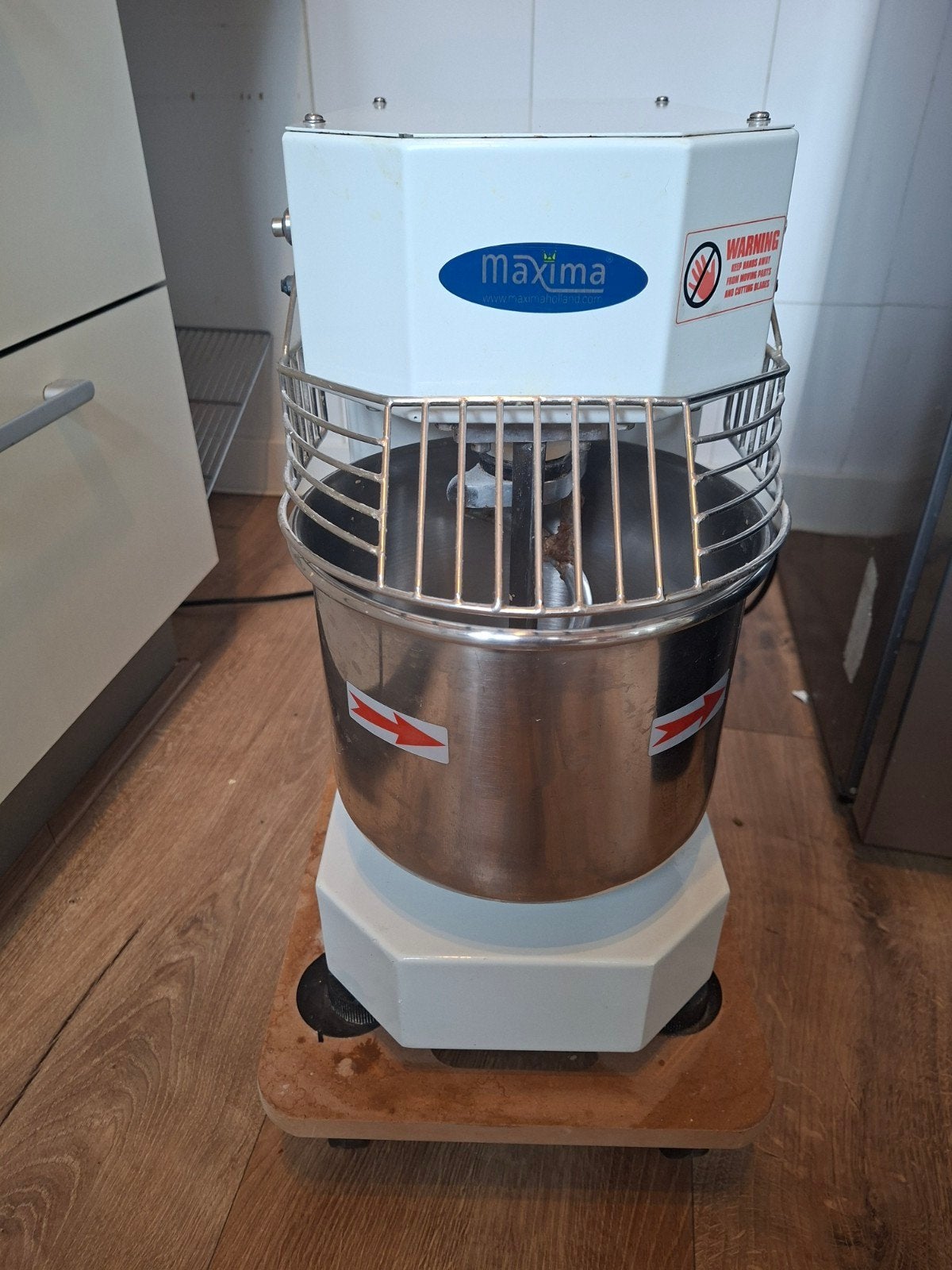 Maxima Planeetmenger 7L & Spiraalkneder 5L, 4 liter of meer, Ophalen, Gebruikt, 3 snelheden of meer