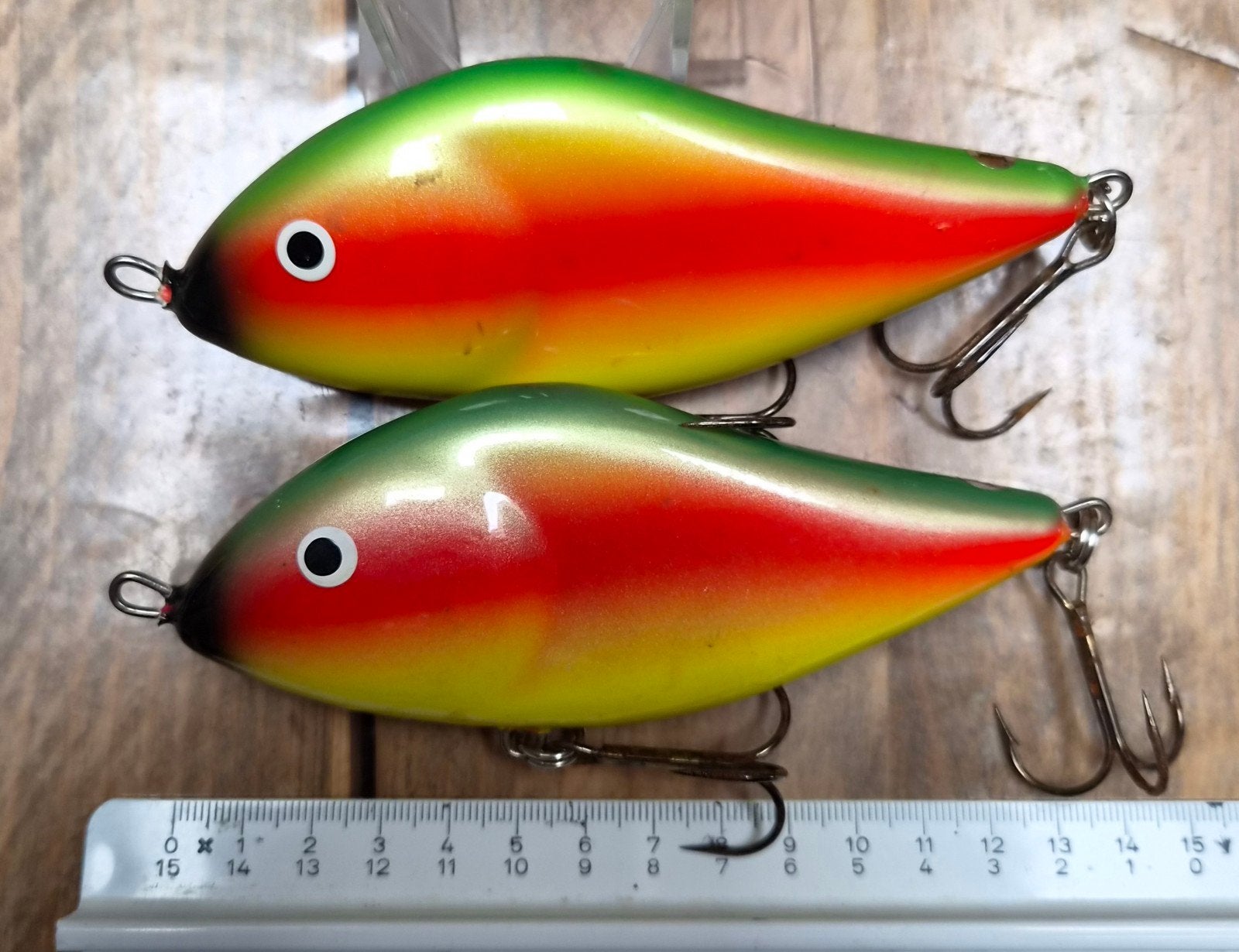 2 x Salmo Slider F+S Kunstaas, Watersport en Boten, Ophalen of Verzenden, Zo goed als nieuw, Overige typen