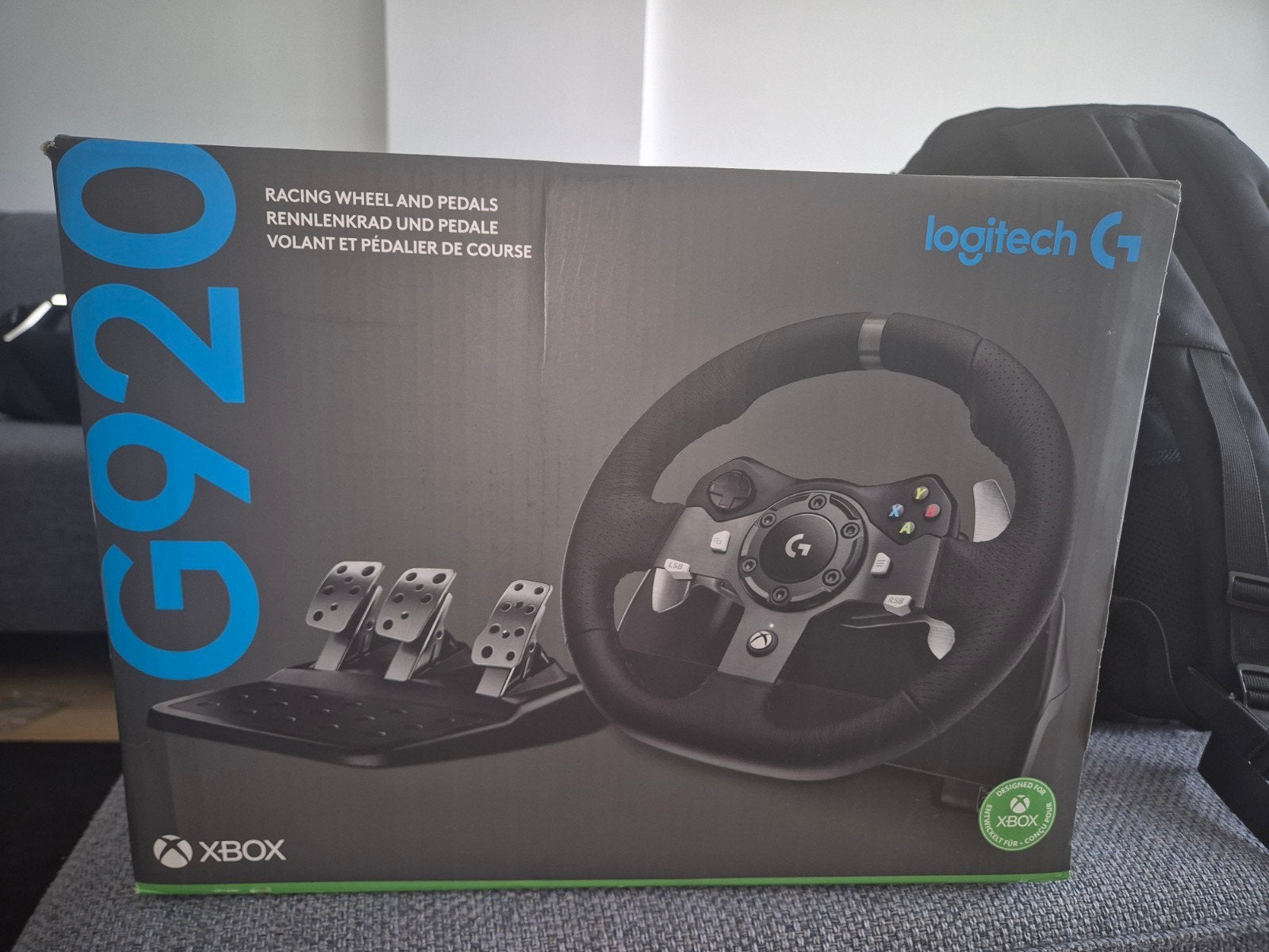 Logitech G920 Driving Force racestuur met pedalen en shifter, Racestuur, Force feedback, Ophalen of Verzenden, Zo goed als nieuw