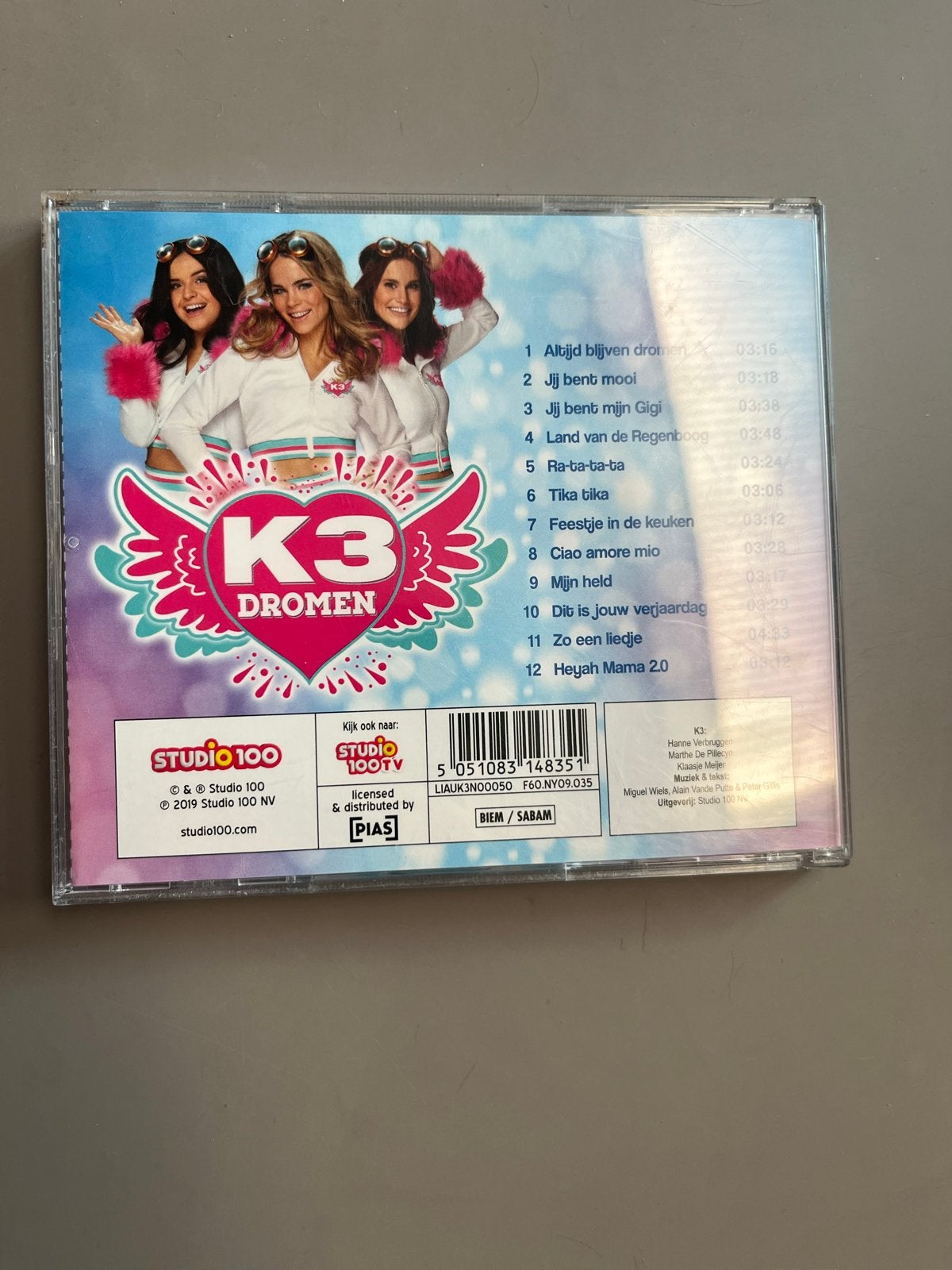 K3 Dromen CD met bonus DVD - Zo goed als nieuw, Ophalen, Inclusief DVD, Muziek, Album