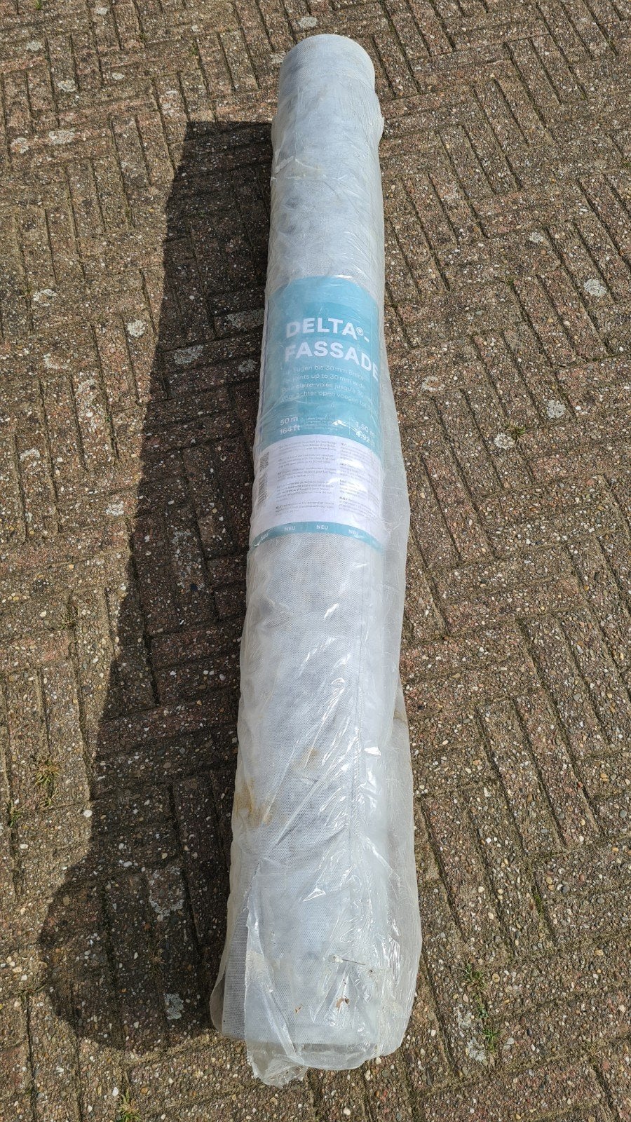 Delta Fassade 30 dampopen UV-bestendige zwarte folie 1,5x50m, Ophalen, Nieuw, 15 m² of meer, Folie
