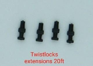 Twistlocks extensions (4 stuks), Ophalen of Verzenden, Nieuw, Bus of Vrachtwagen, Tekno