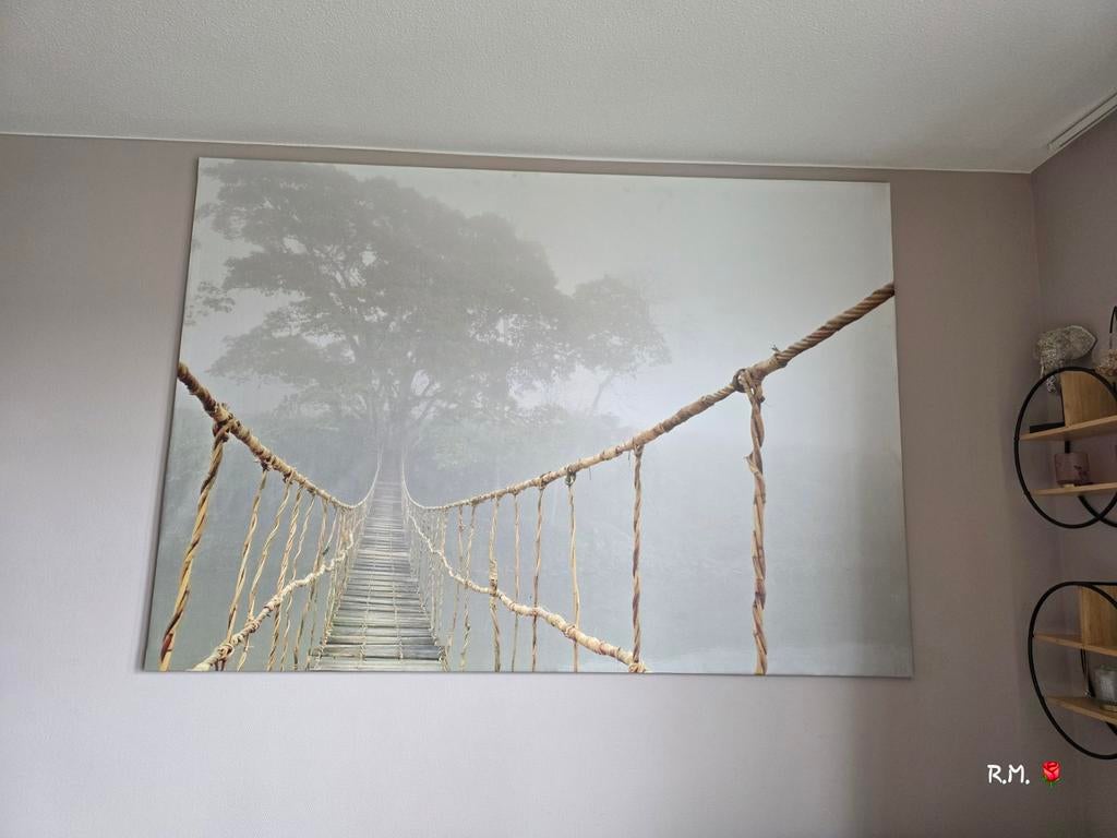 Poster hangbrug 200x140 cm, Ophalen, Gebruikt, Foto of Poster