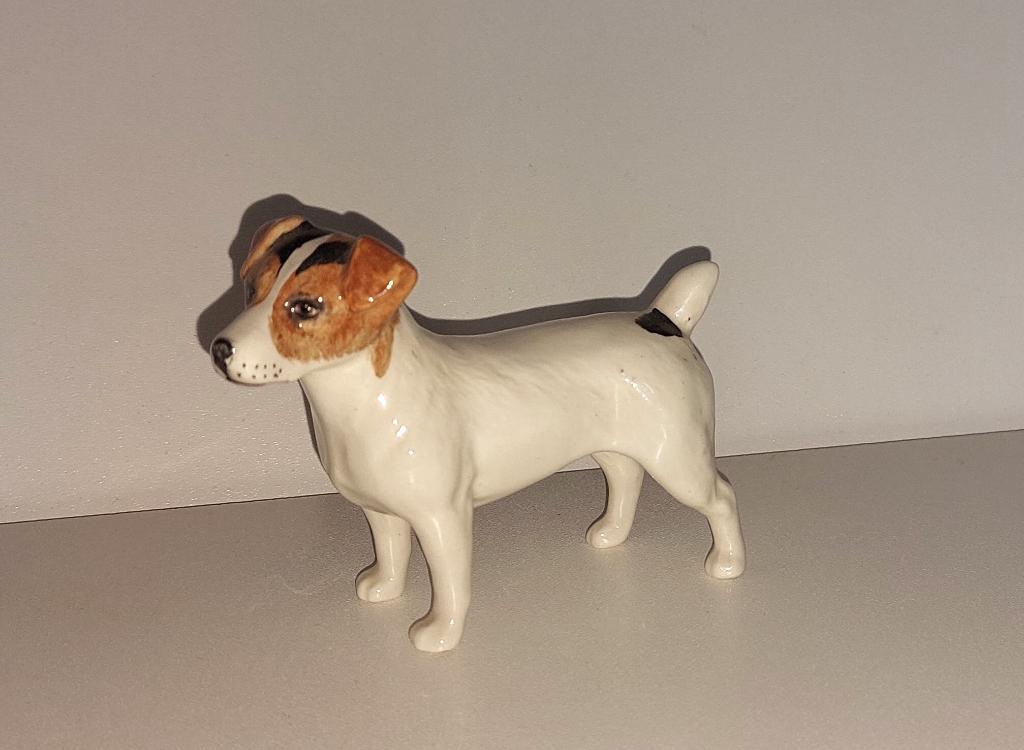 Beswick 2109 porseleinen beeldje "Jack Russell Terriër", Gemerkt, Ophalen of Verzenden, Zoogdier, Overige materialen