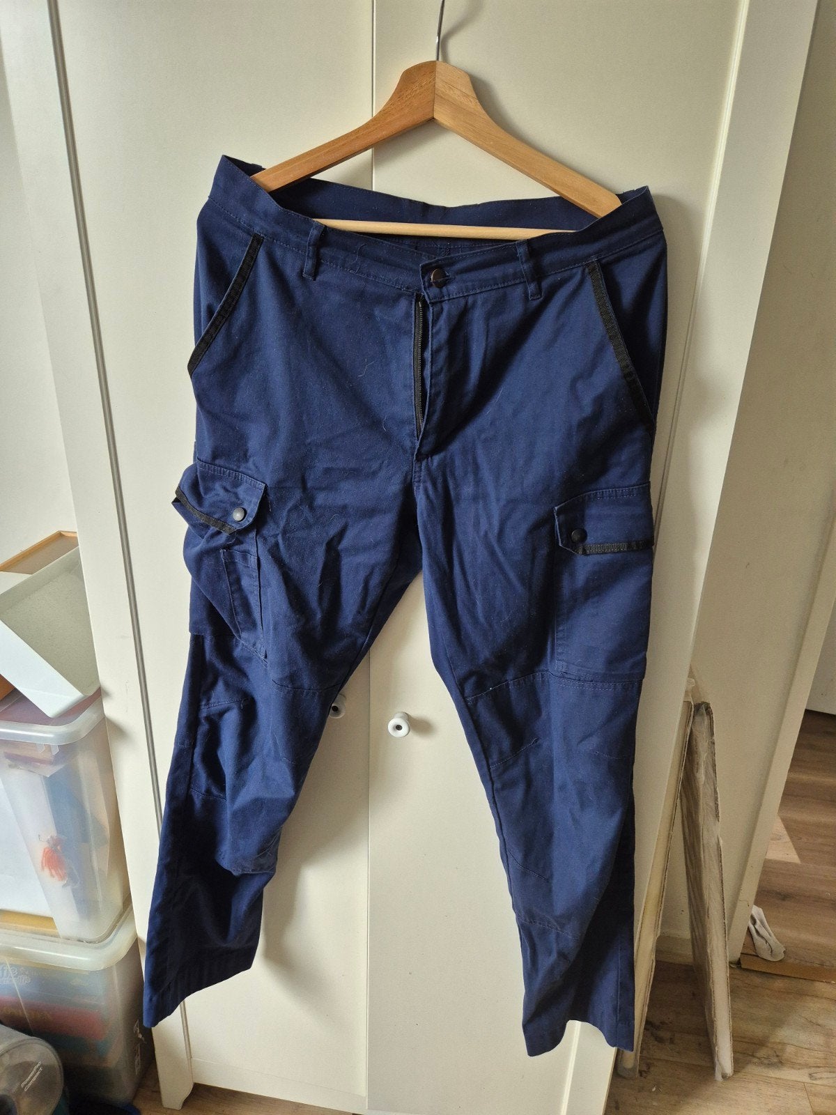 HTV Opleiding Uniformbroeken Maat 48, Ophalen of Verzenden, Nieuw, Maat 48/50 (M), Blauw