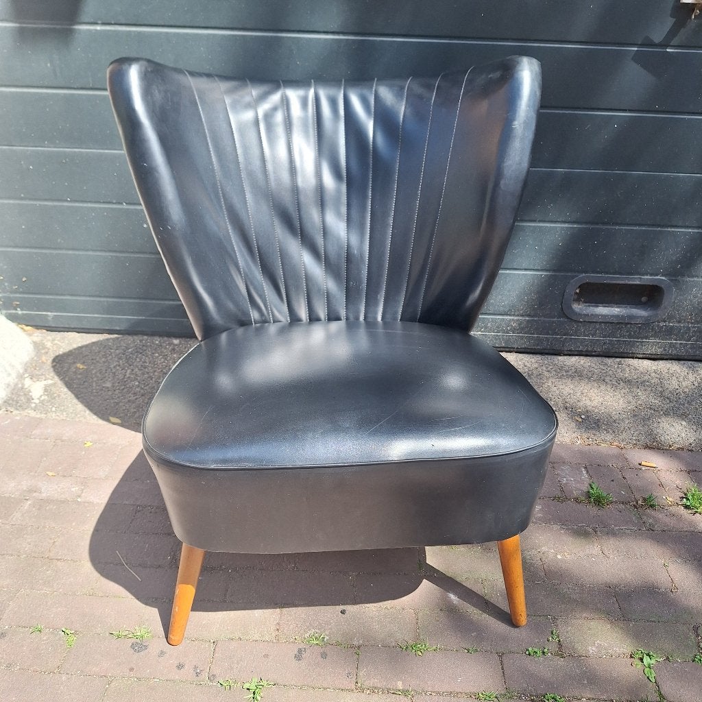 Jaren 60 Fauteuil / Clubfauteuil / Cocktail Stoel, Gebruikt, Jaren 60, -, Minder dan 75 cm