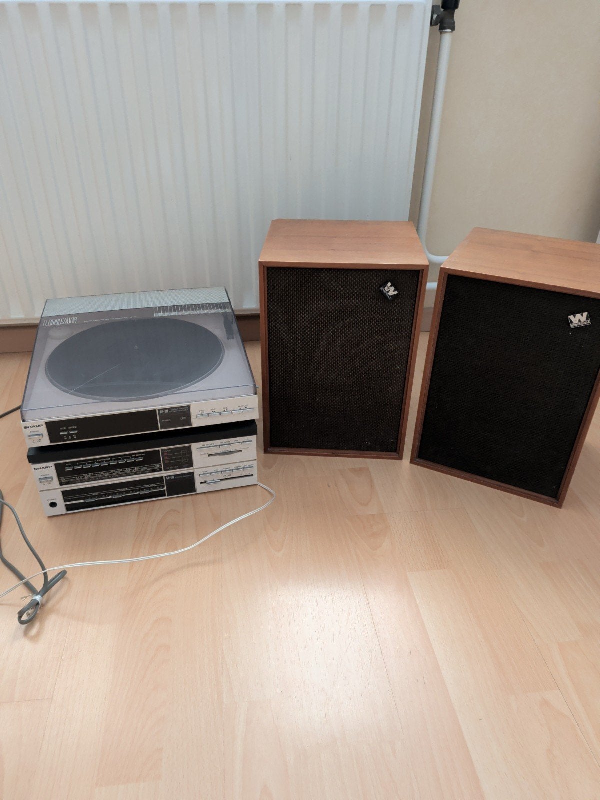 Sharp RP-111 Stereo Set met Wharfedale Speakers, Ophalen, Gebruikt, Losse componenten, Sharp