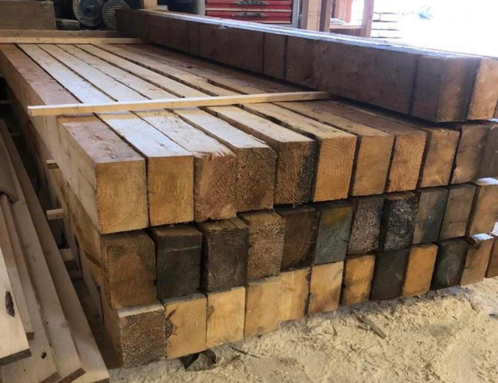 Balken hout, Ophalen, Zo goed als nieuw, 250 cm of meer, Balken