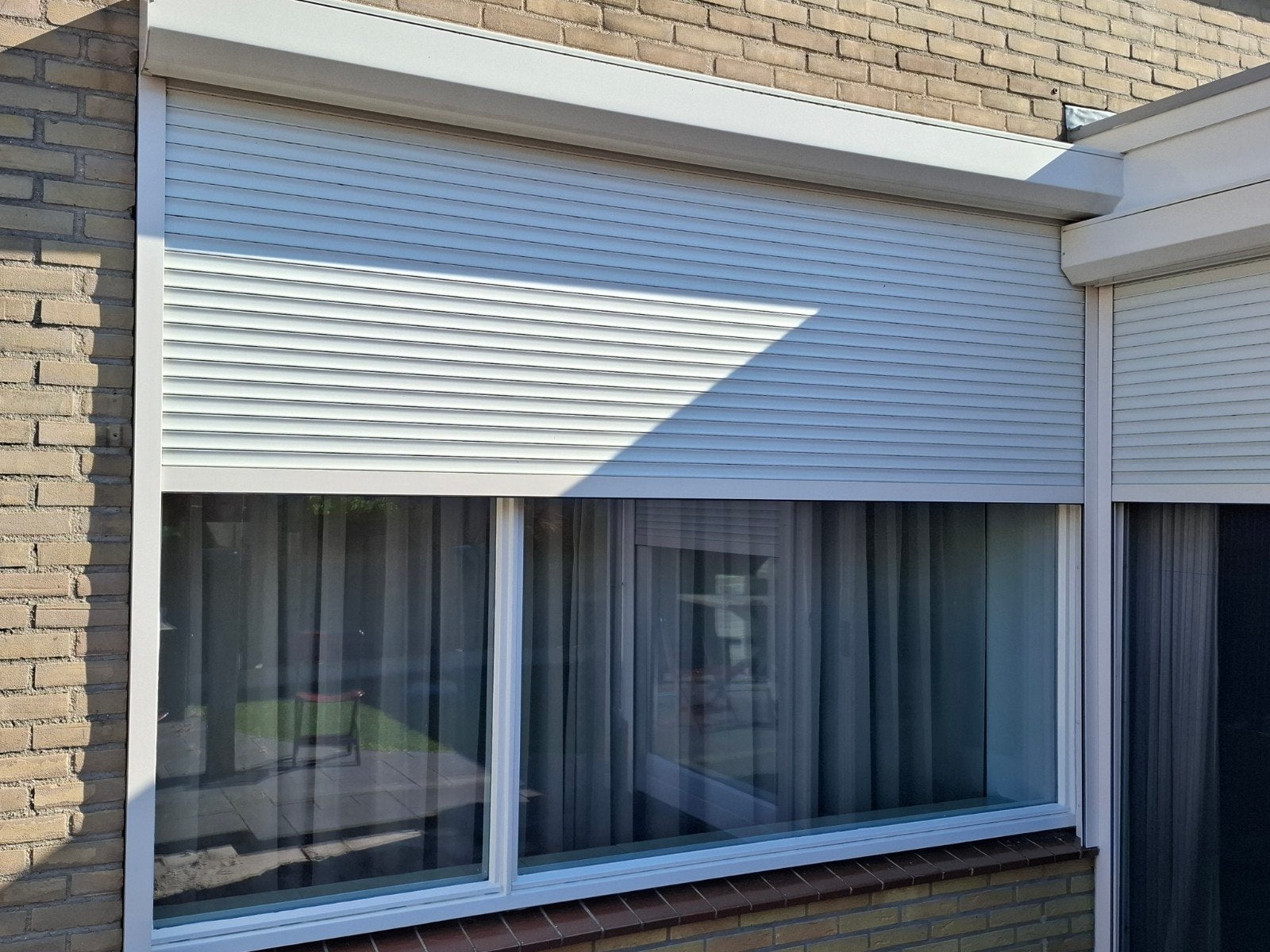 4 Gebruikte Rolluiken met Afstandsbediening - Diverse Maten, Ophalen, Gebruikt, 200 cm of meer, Wit