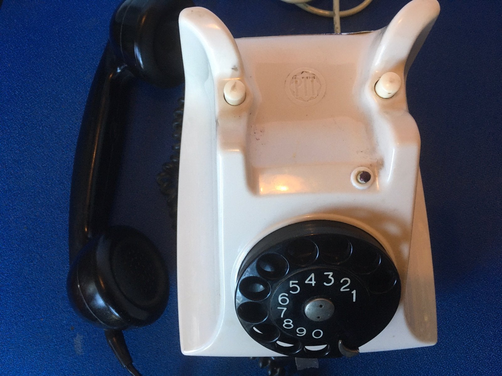 Unique Ying Yang Bakelieten Ericsson Telefoon jaren50, Telecommunicatie, Ophalen of Verzenden, Gebruikt, Bakeliet