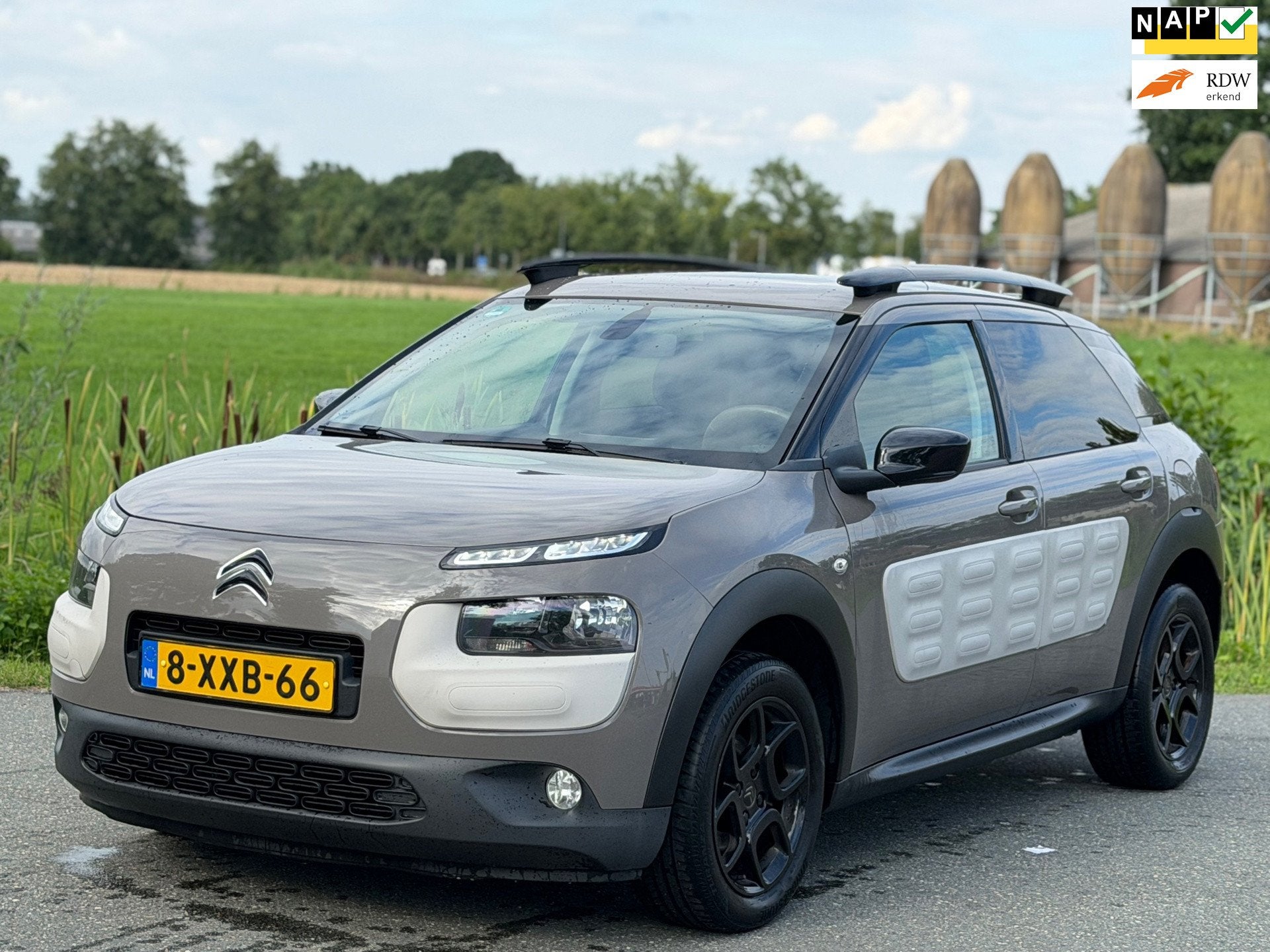 Citroen C4 Cactus 1.2 PureTech Shine | Nap | Clima | Navi, Auto's, Euro 6, 1199 cc, Bruin, 995 kg