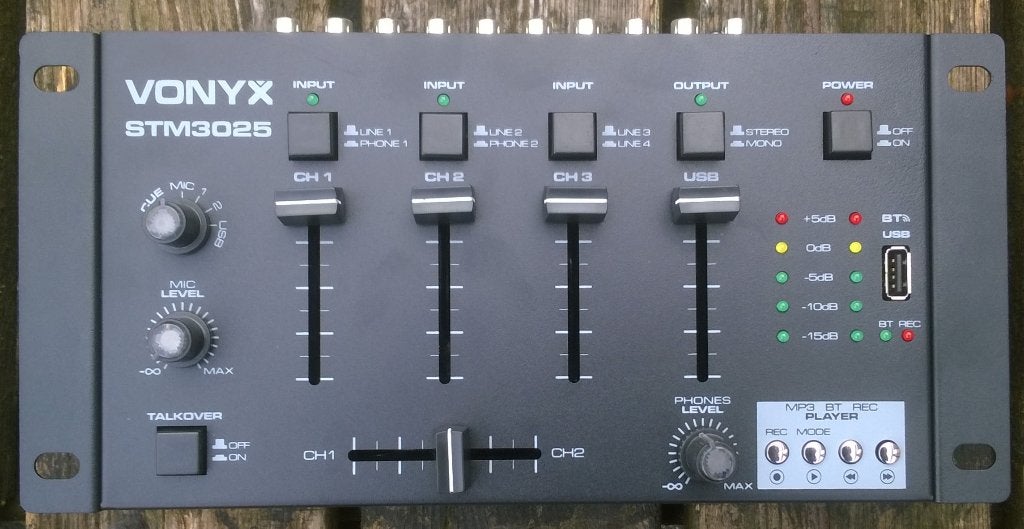 Stereo BlueTooth / MP3-speler met mixer, Overige merken, Microset, Vonyx, Nieuw