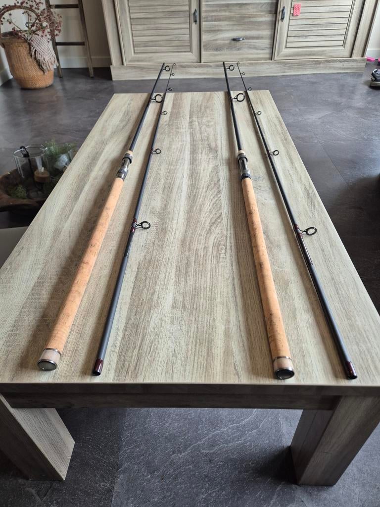 2x Soul "The Dutch" 12 Ft 2.75 LB karperhengels nieuwstaat, Watersport en Boten, Hengelsport | Karpervissen, Ophalen of Verzenden