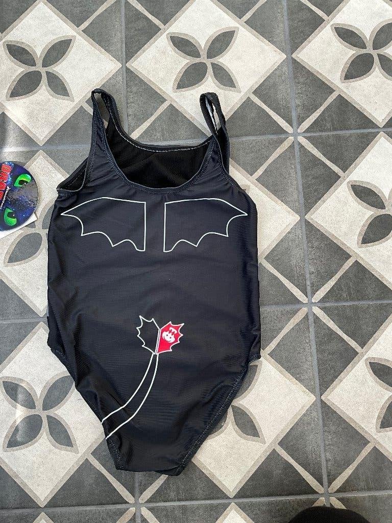 “Kids – Toothless” Badpak Zwart Van How To Train Your Dragon, “Kids – Toothless” Badpak Zwart Van How To Train Your Dragon, Meisje