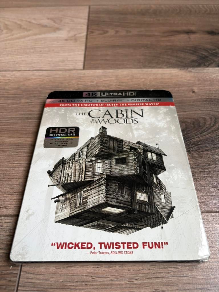 Cabin in the Woods 4K/blu ray *Nieuw in plastic* Regio A, Ophalen of Verzenden, Zo goed als nieuw