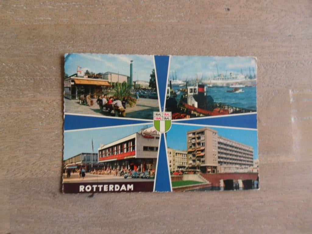 Rotterdam, Rutecks/haven 1962, Verzenden, 1960 tot 1980, Gelopen, Noord-Brabant