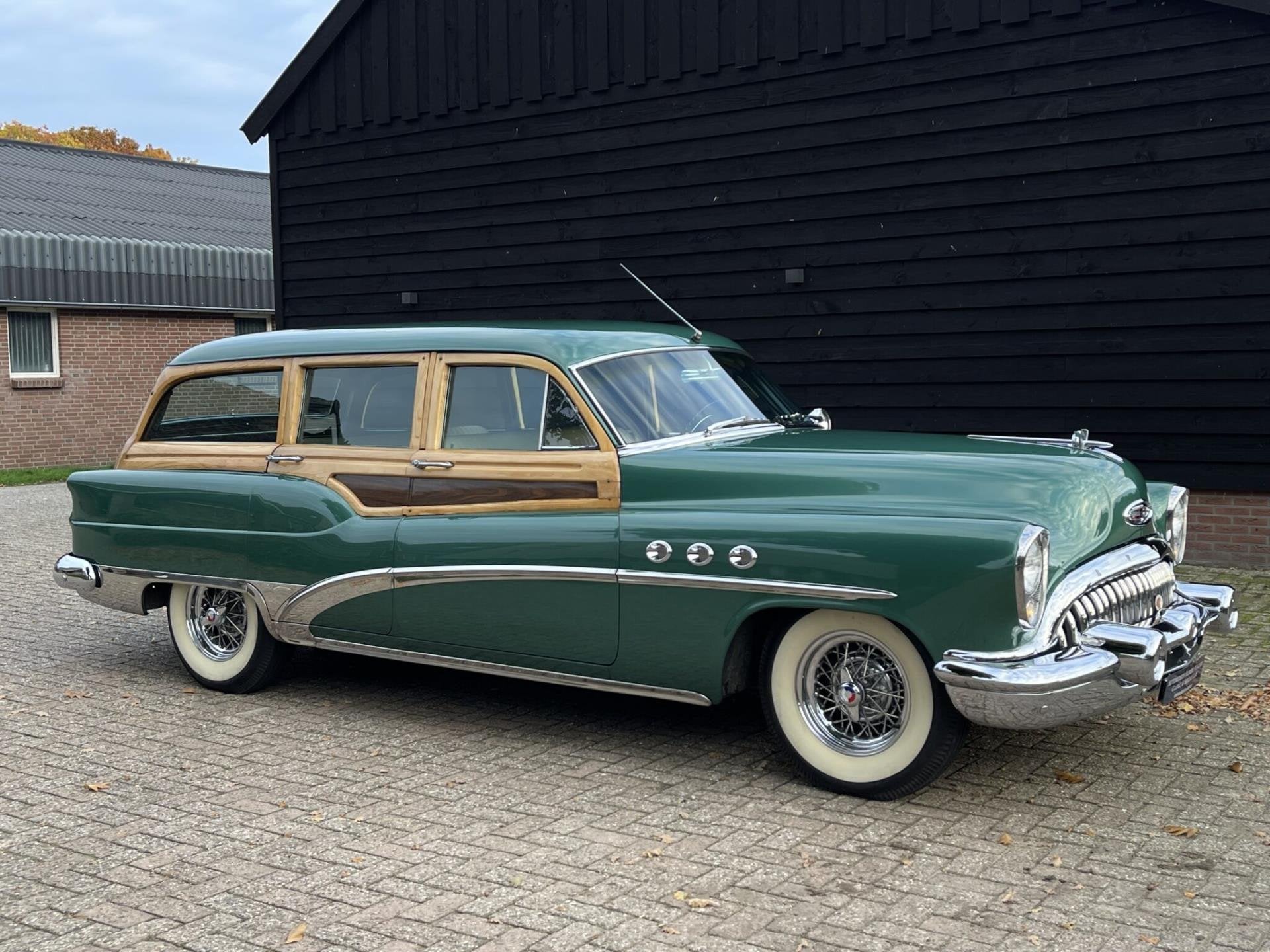 Buick Super V8 Wagon "Woody" gerestaureerd, Auto's, Automaat, Origineel Nederlands, Buick, 5300 cc