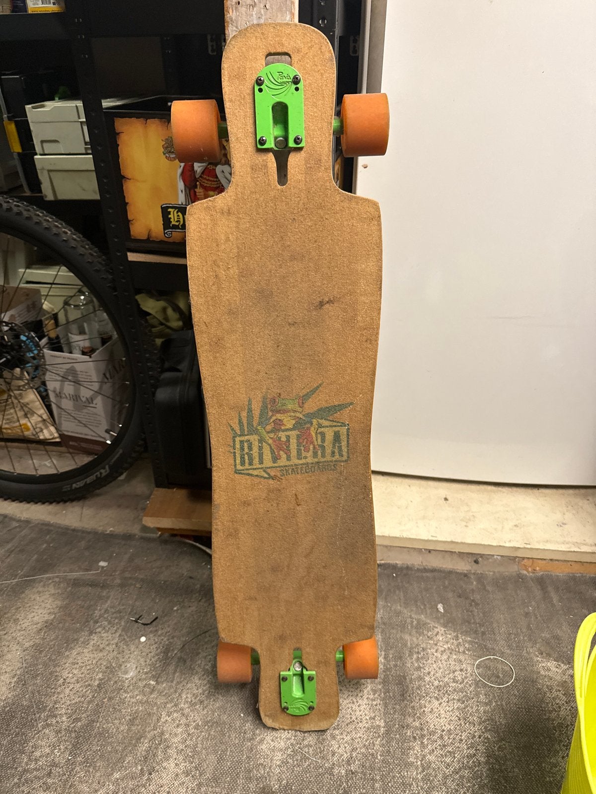 Riviera Skateboards Longboard in goede staat, Ophalen, Gebruikt, Skateboard, Longboard