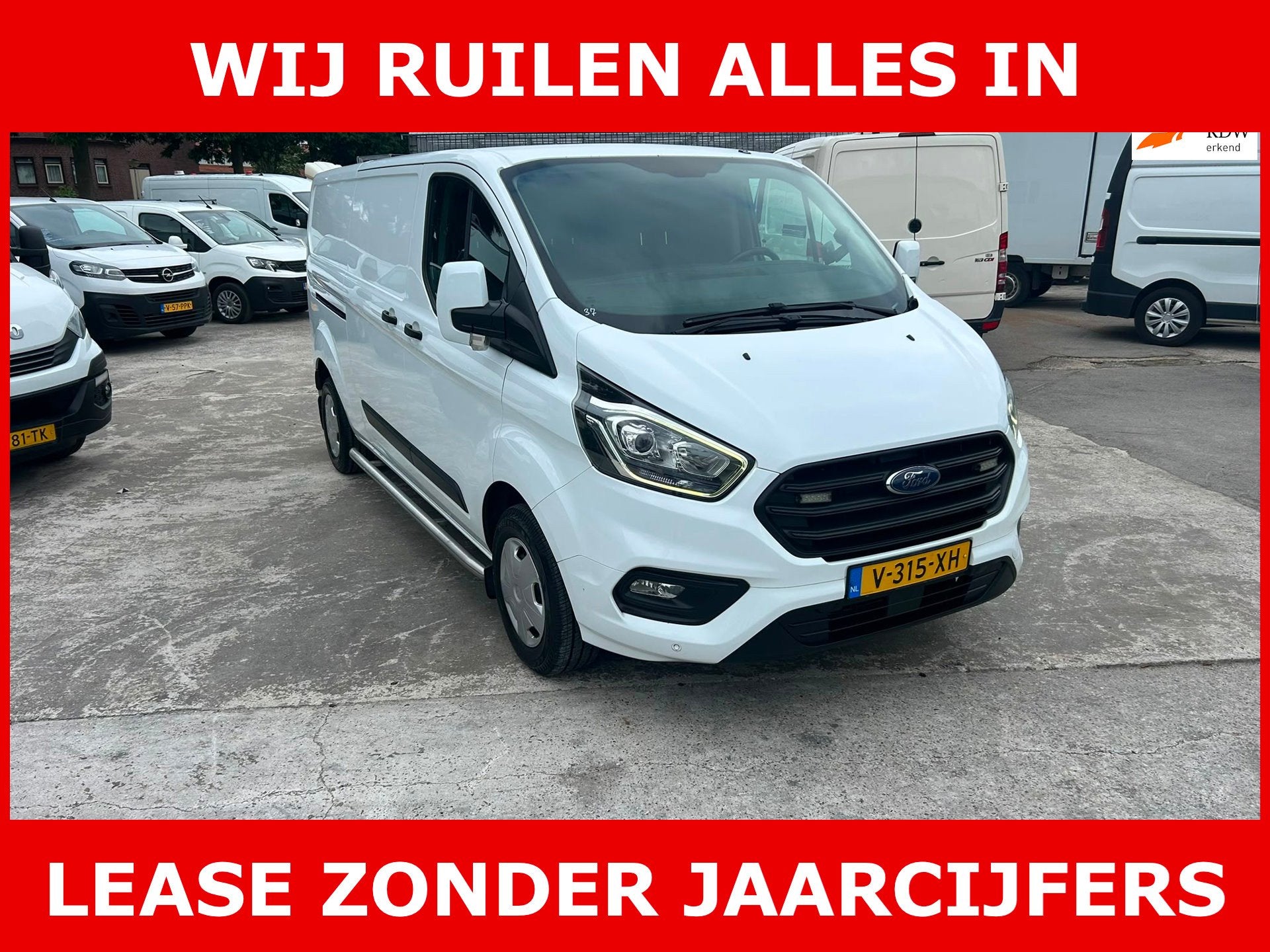 Ford Transit Custom 300 2.0 TDCI L2H1 euro 6, Voorwielaandrijving, Dealer onderhouden, Stof, Euro 6