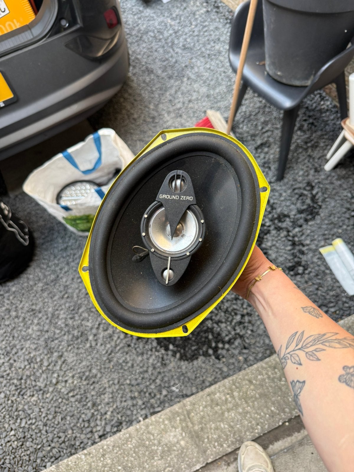 Ground Zero GZCF 7104XSPL 2 stuks, Ophalen, Zo goed als nieuw