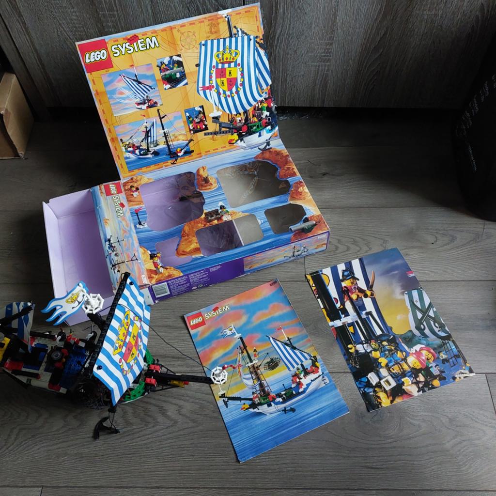 Vintage LEGO Classic Pirates 6280 Armada Flagship compleet, Compleet, Gebruikt, Lego, Complete set