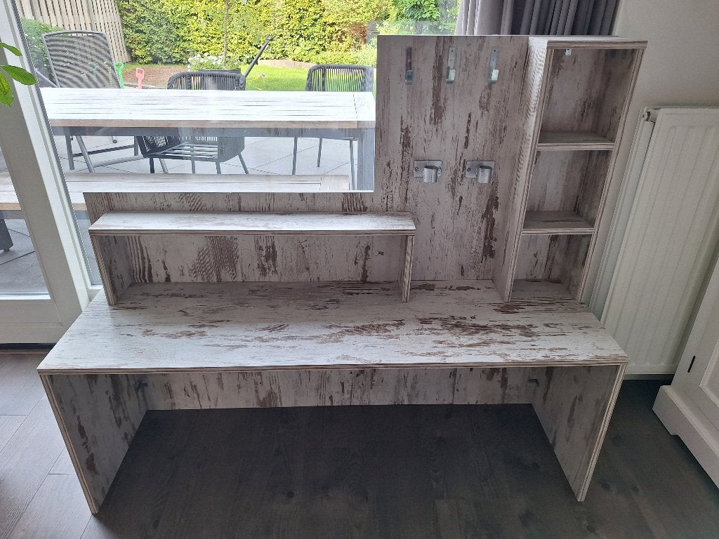 Houten werkbank / speeltafel kinderen, Ophalen, Gebruikt