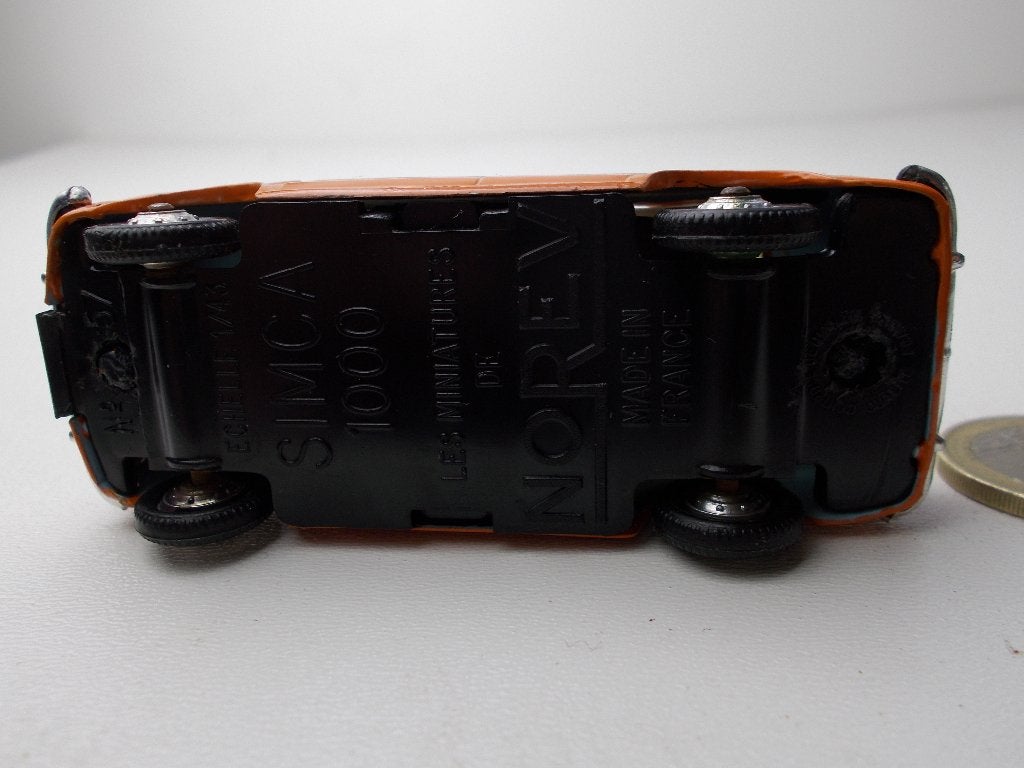 Vintage NOREV No. 57 SIMCA 1000 (Opknapper), Ophalen of Verzenden, Gebruikt, Auto, Norev