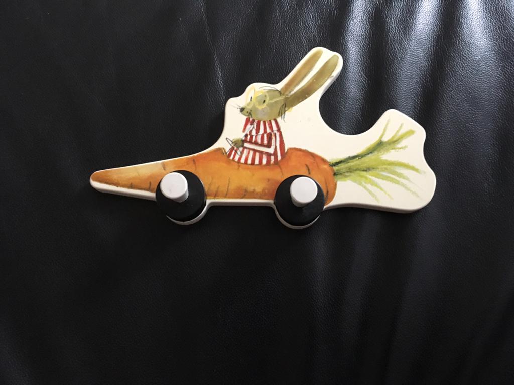 Ikea Fabler Kinderkapstok Konijn Wortel Vintage Jaren 90, Ophalen of Verzenden, Gebruikt