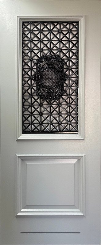 Nieuwe Hardhouten Voordeur incl deurrooster, Ophalen, 80 tot 100 cm, Nieuw, Buitendeur