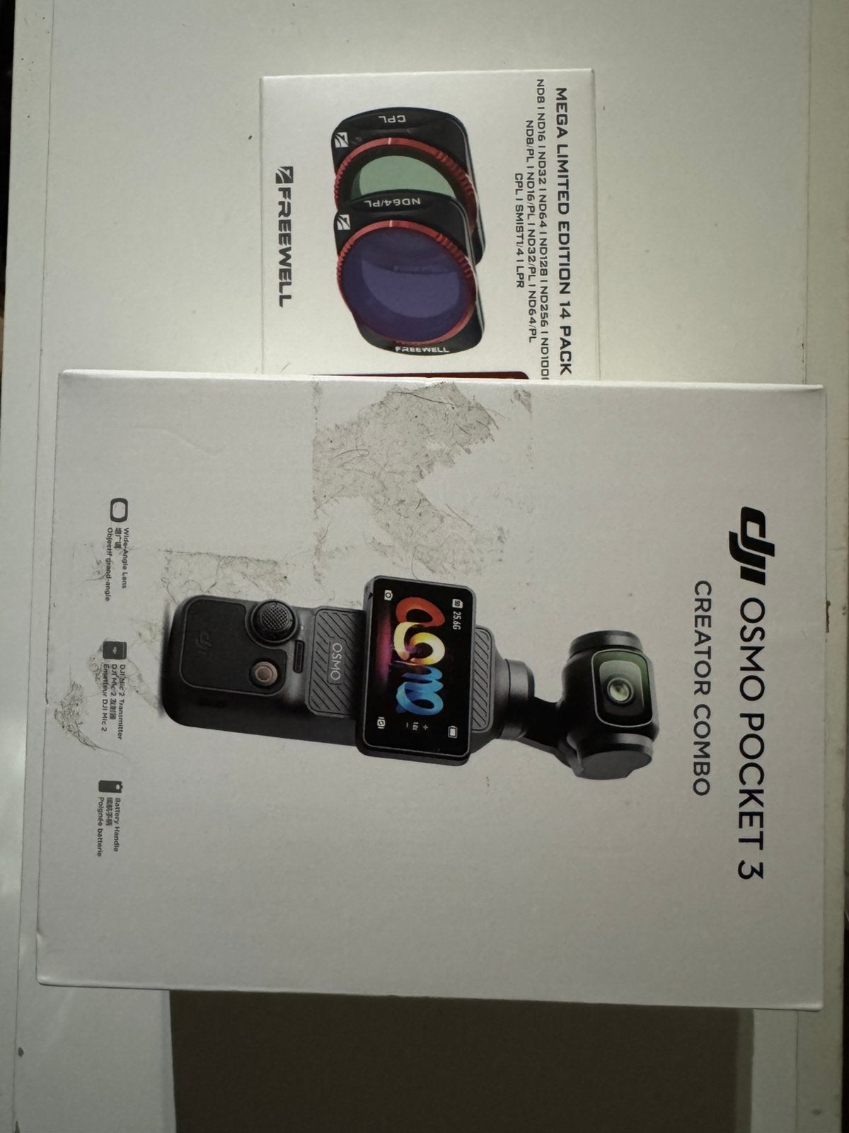 DJI Osmo Pocket 3 - creator bundle en freewell 14 filters, Overige merken, Overige soorten, Zo goed als nieuw, Camera