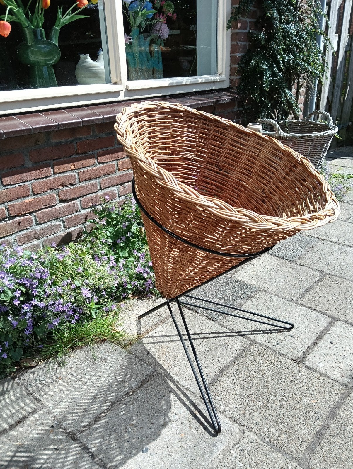 Vintage apothekersmand met uniek onderstel, Ophalen