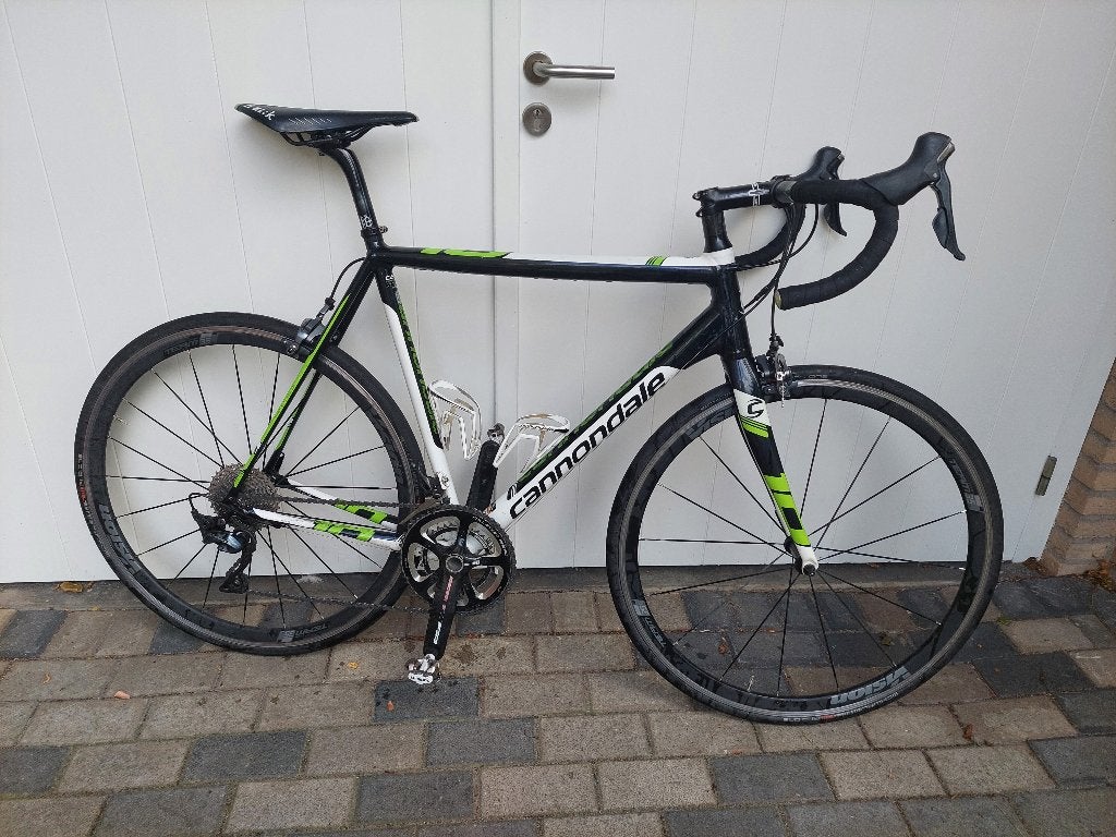 Racefiets Cannondale CAAD10, 28 inch, Gebruikt, Velgrem, 57 tot 61 cm