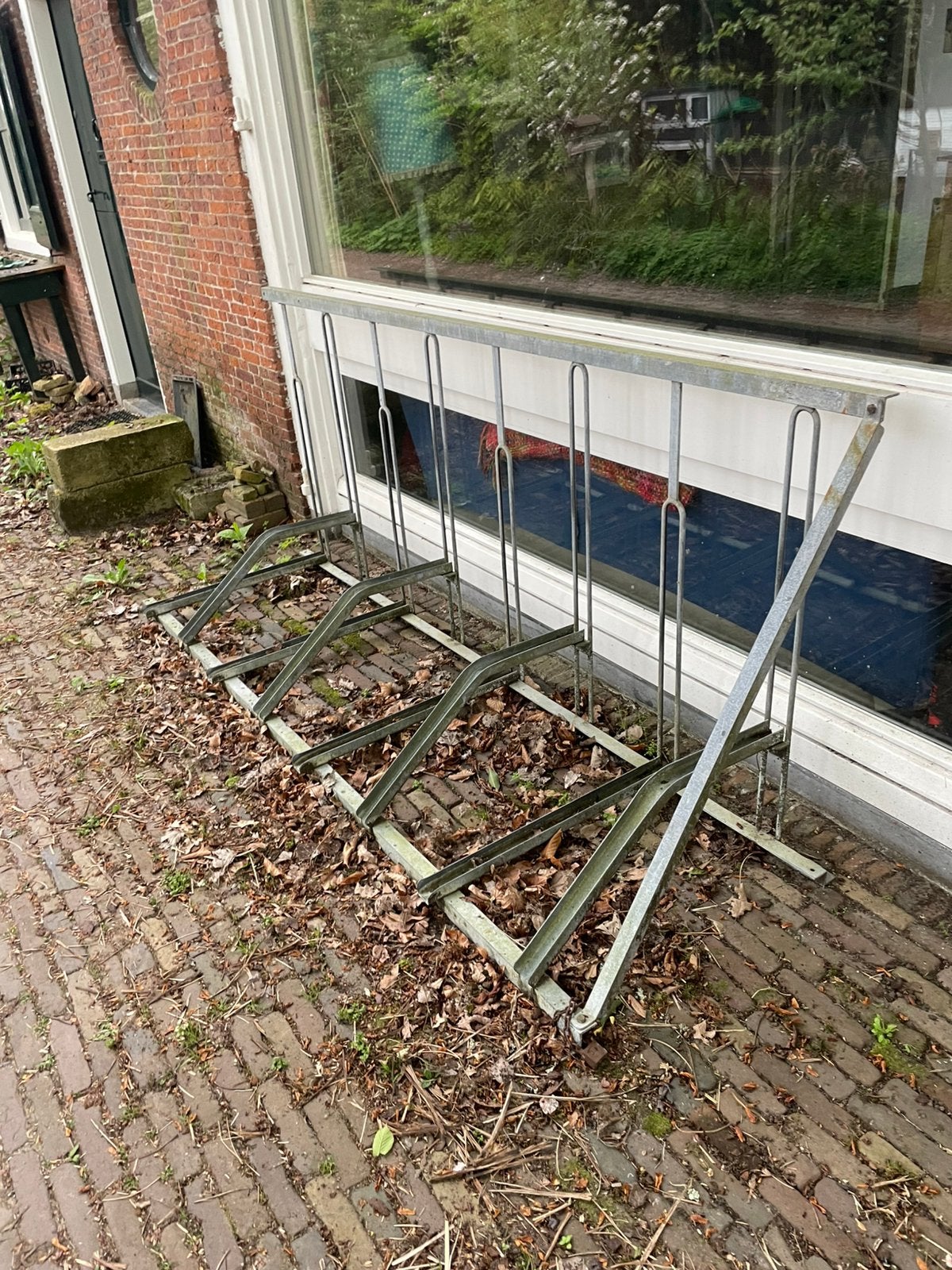 Gegalvaniseerd fietsenrek 8 fietsen, Ophalen, Gebruikt
