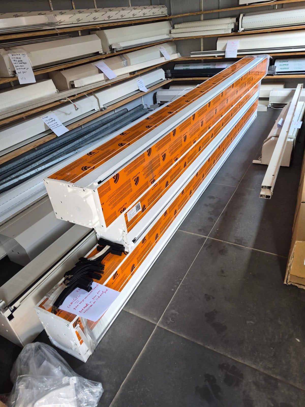 kasten modern nieuw inbouw voor rolluiken alles compleet., Ophalen of Verzenden