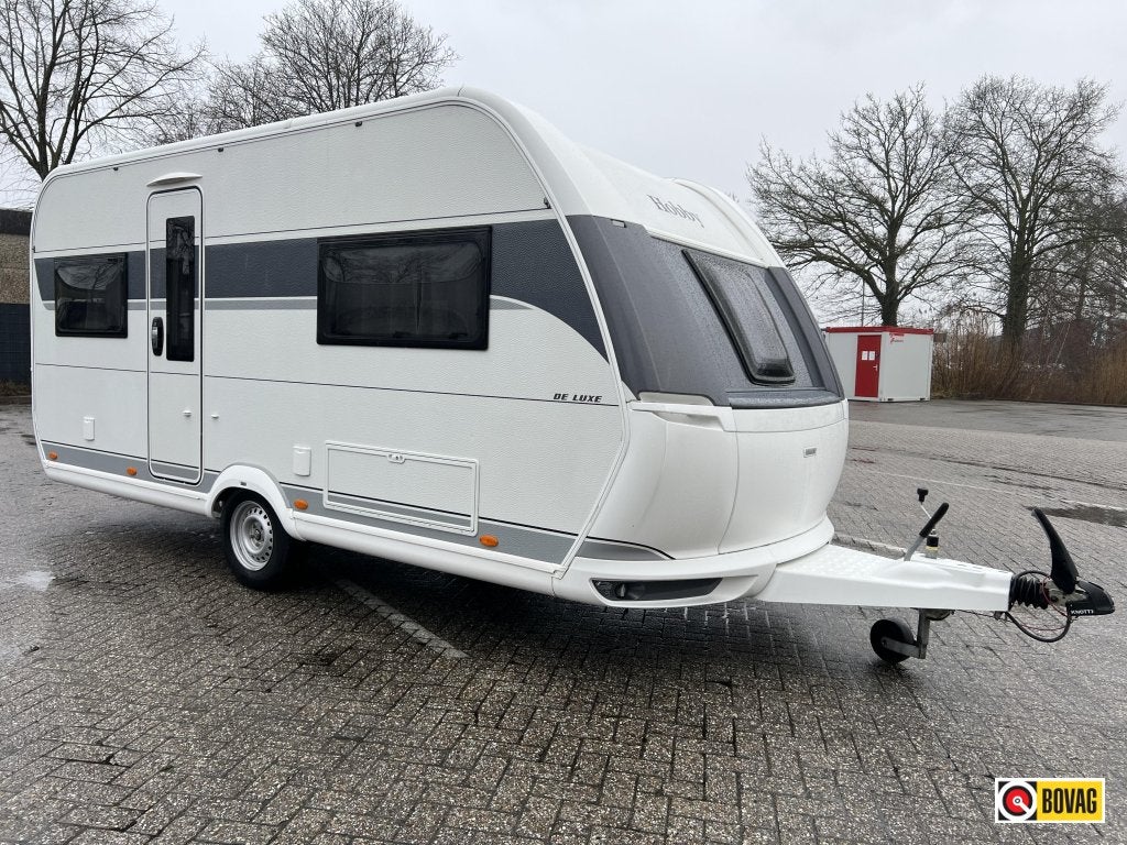 Hobby De Luxe 460 UFE, Caravans en Kamperen, Caravans, Rondzit, Hobby, Schokbreker, Bedrijf