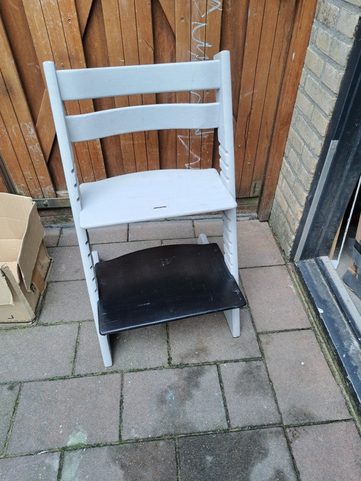 stokke stripp trapp stoel, Ophalen, Gebruikt, Meegroeistoel