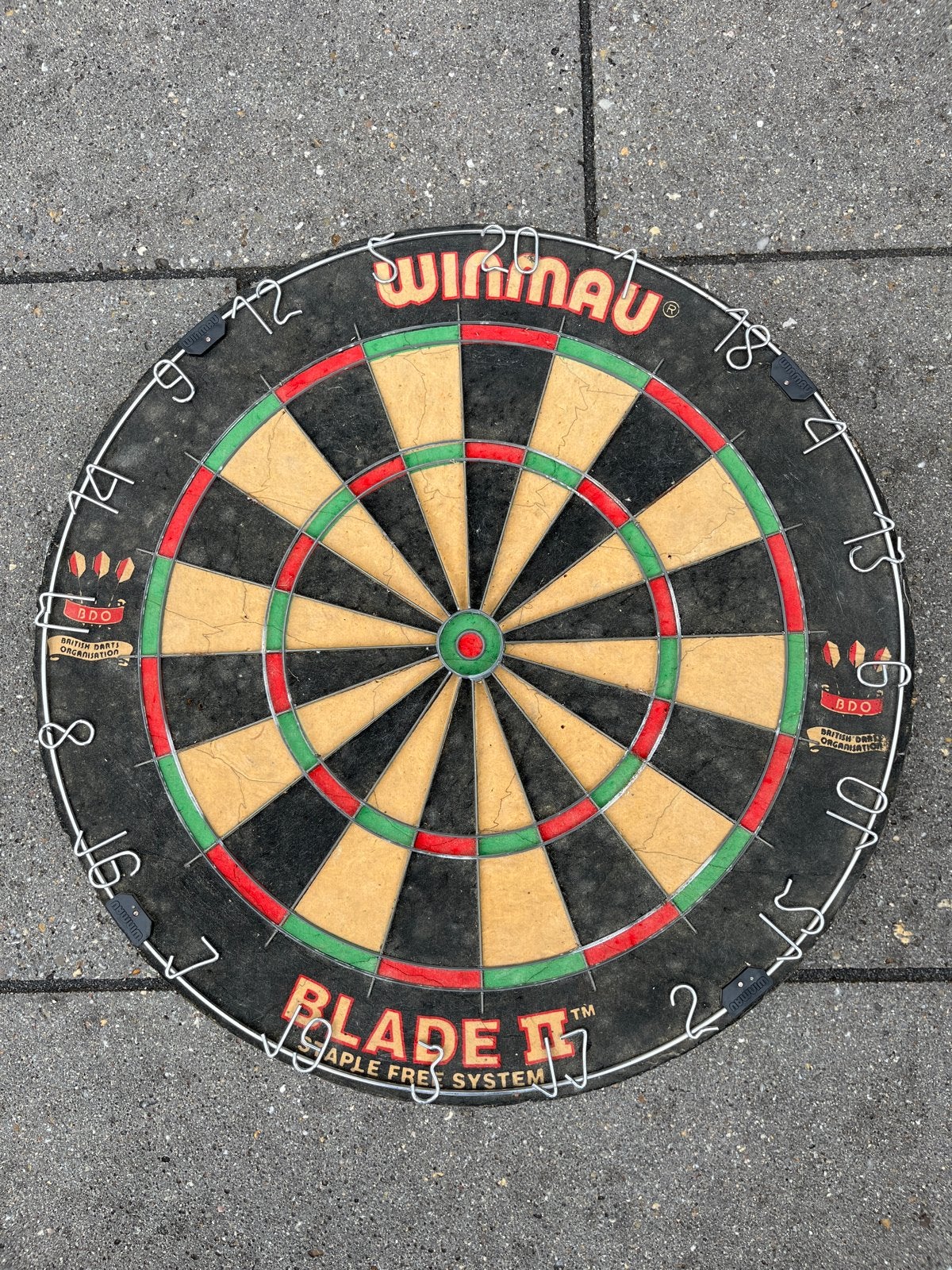 Winmau Blade II Dartbord, Sport en Fitness, Darts, Ophalen of Verzenden, Gebruikt, Dartbord