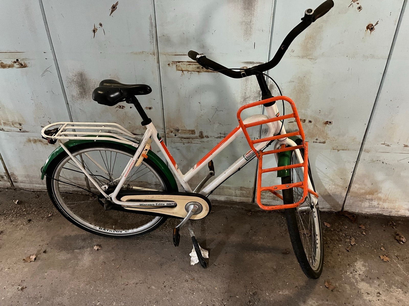 Batavus damesfiets met voordrager - Gebruikt, Ophalen, Velgrem, Batavus, 53 tot 56 cm