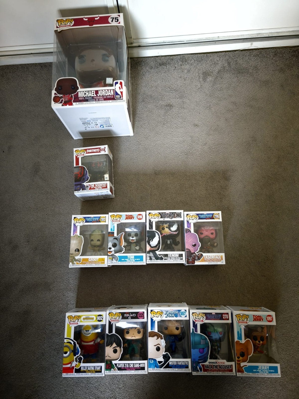 Diverse Funko Pop Figuren - Michael Jordan, Marvel, Fortnite, Ophalen, Zo goed als nieuw