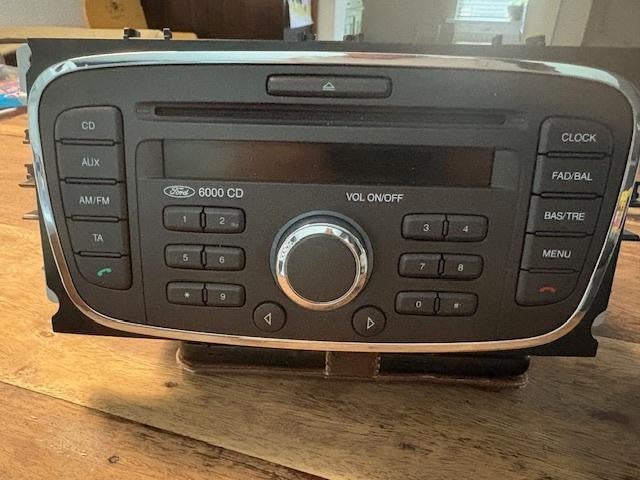 Ford CD6000  radio Focus, Mondeo, Connect, Ophalen, Zo goed als nieuw
