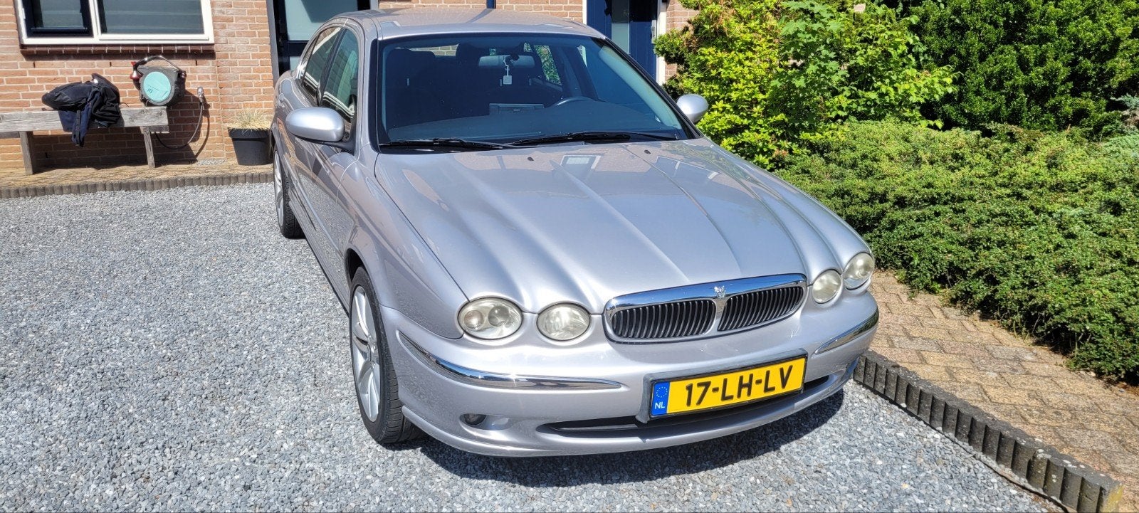 Jaguar X-Type 2.0 V6 2003 Grijs, Auto's, Voorwielaandrijving, 156 pk, 75 €/maand, Handgeschakeld