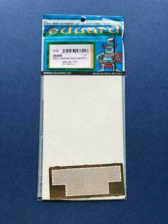 EDUARD	36408	M551 Sheridan front anti-RPG wire net -Tam 1/35, Verzenden, Nieuw, 1:32 tot 1:50, Italeri