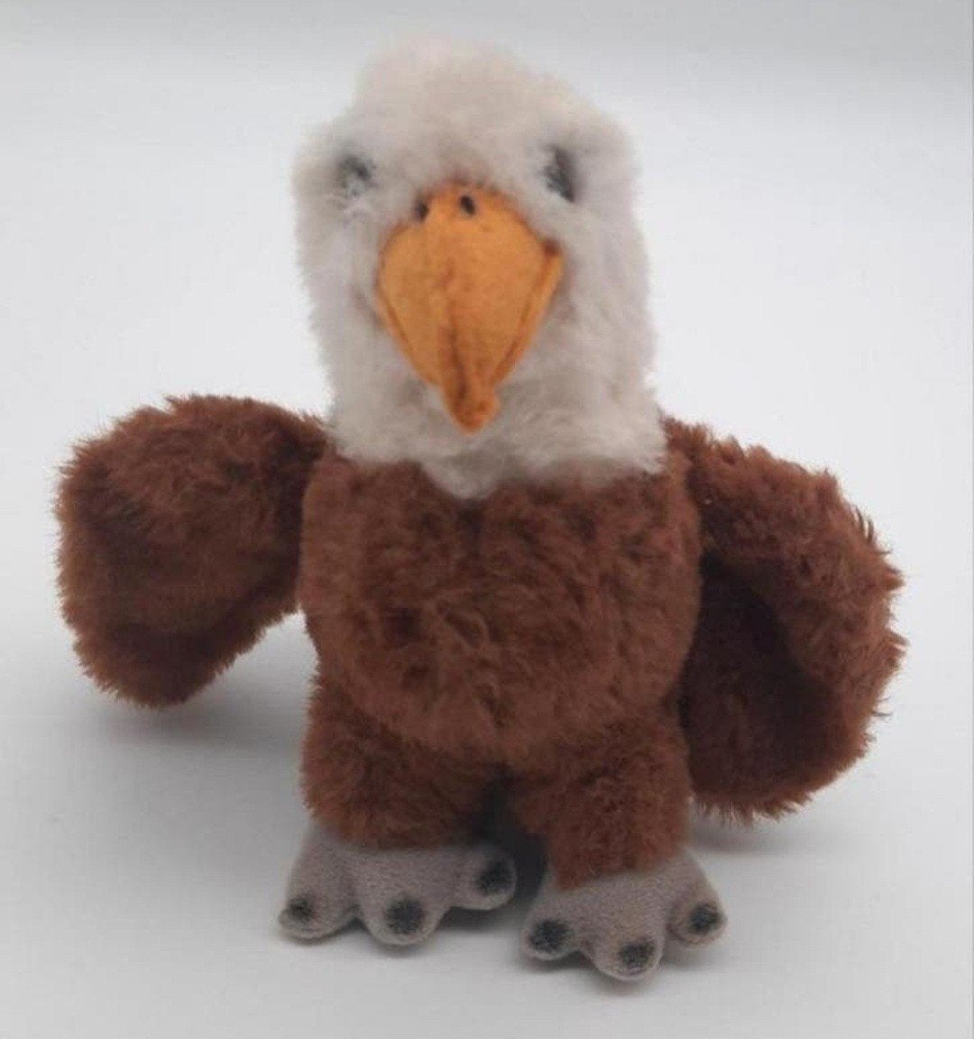 Vintage Eagle / Adelaar knuffel R. Dakin 1981 ca. 18cm hoog, Ophalen of Verzenden, Gebruikt, Overige typen, Klein (minder dan 20 cm)