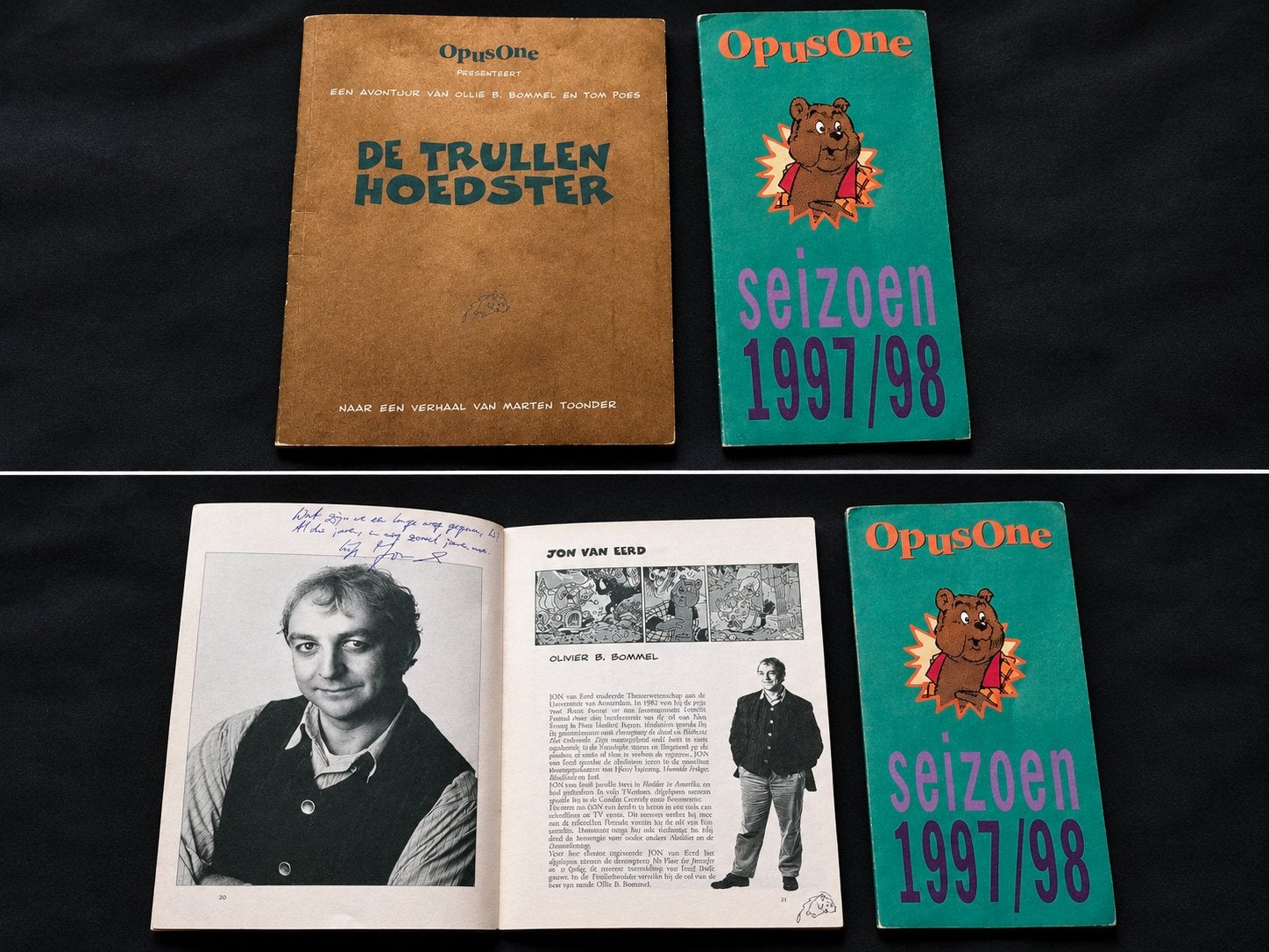 Programmaboekje De Trullenhoedster met Jon van Eerd, Verzamelen, Ophalen of Verzenden, Gebruikt, Overige typen